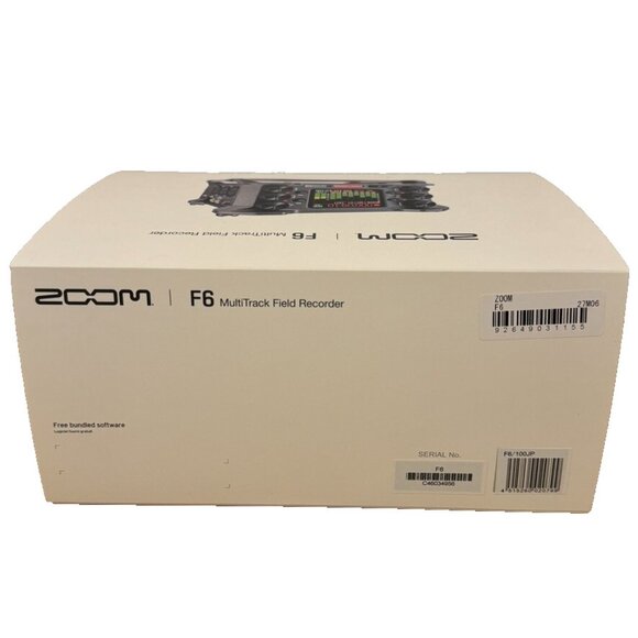 Zoom F6 Multi Track Field Recorder 32-Bit Float Recording Japan New - Picture 12 of 13